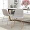 Flash Furniture 2 Pk 18 Inch Light Gray LeatherSoft Dining Chairs ET-ER18345-18-LG-GG - alternate 1
